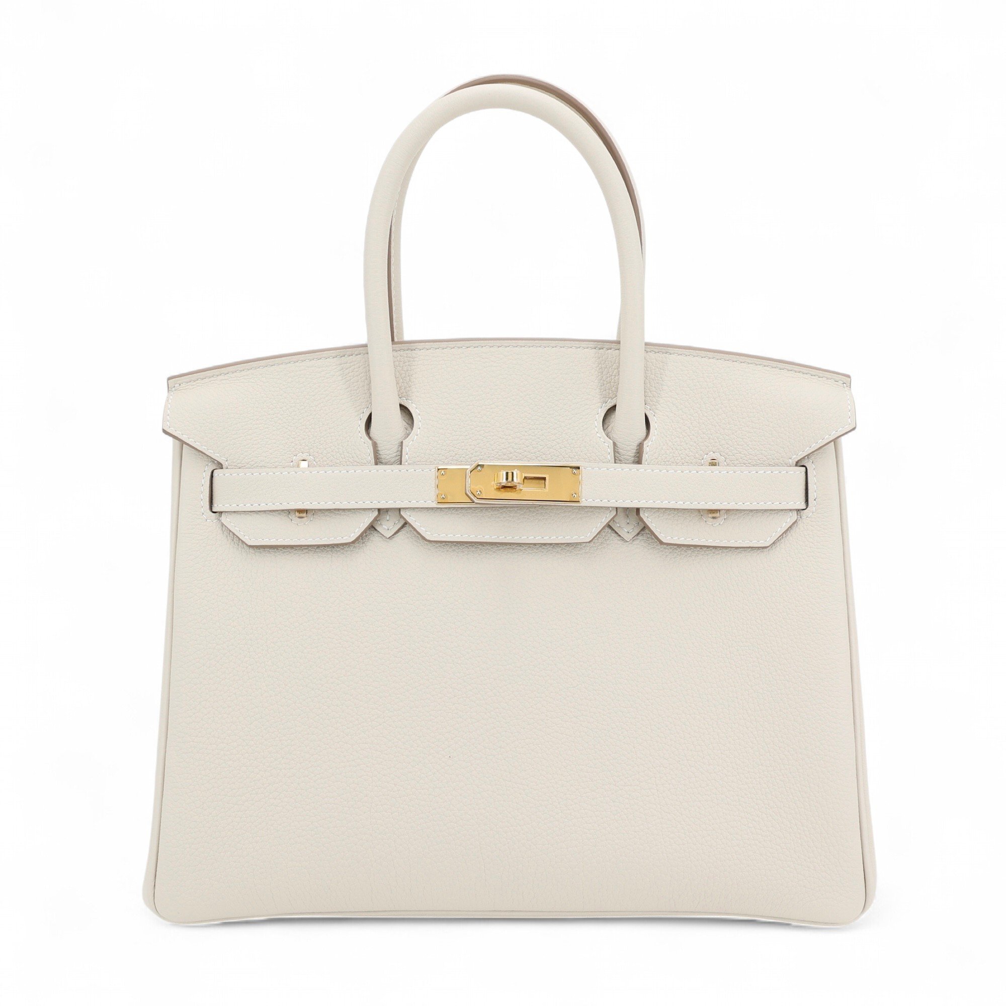 Hermes Brand New ( Rank N ) HERMÈS Birkin 30 Craie (10) Togo Gold hardware K (2025)