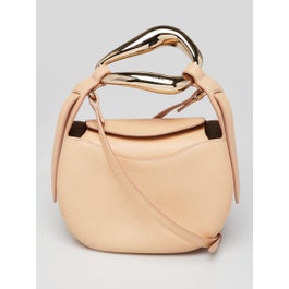 Chloe Classic Tobacco Leather Small Kiss Crossbody Bag