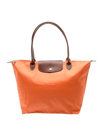 Nylon Leather Trim Tote