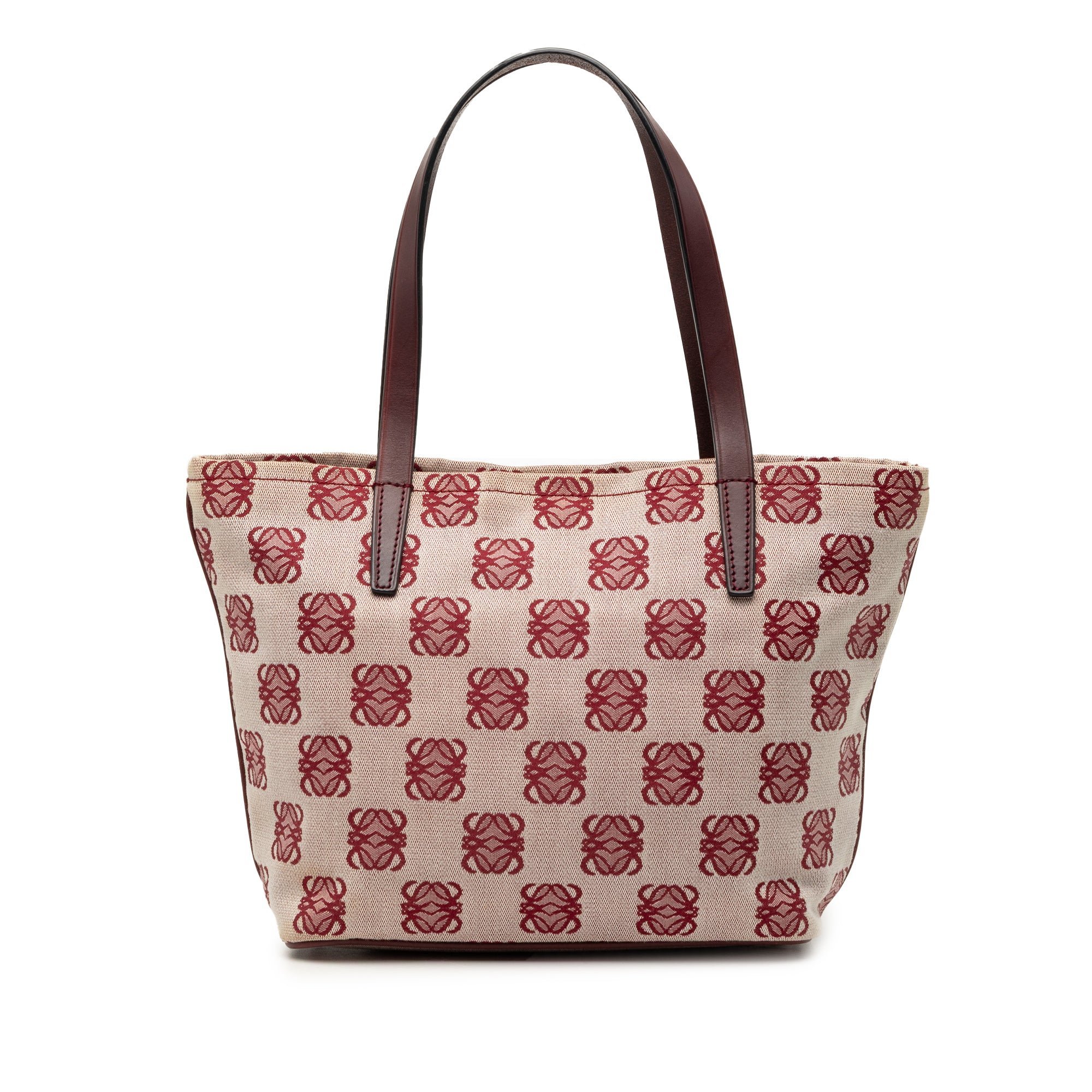 Anagram leather tote