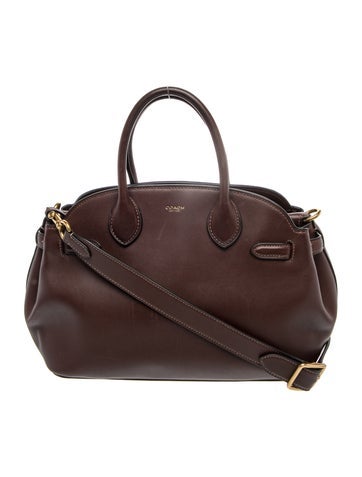 Leather Top Handle Bag