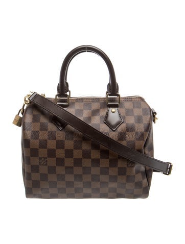 Damier Ebene Speedy Bandouliere 25