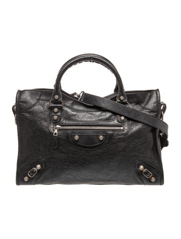 Leather 2012 Agneau Giant 12 Silver Hardware City Black