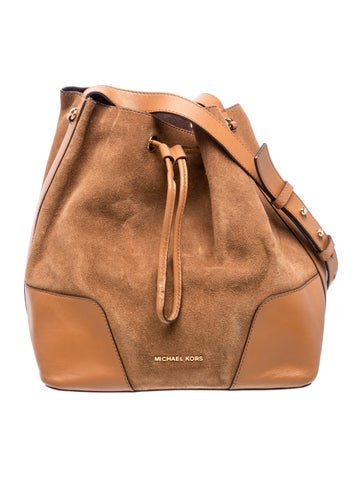 Suede Bucket Bag