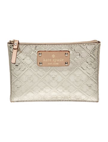 Kate Spade Embossed Leather Clutch