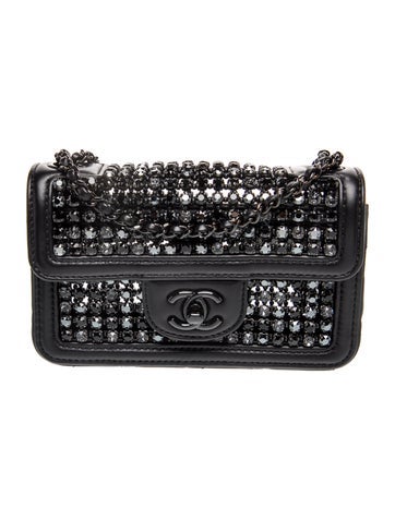 2024 Crystal Extra Mini Classic Flap Bag