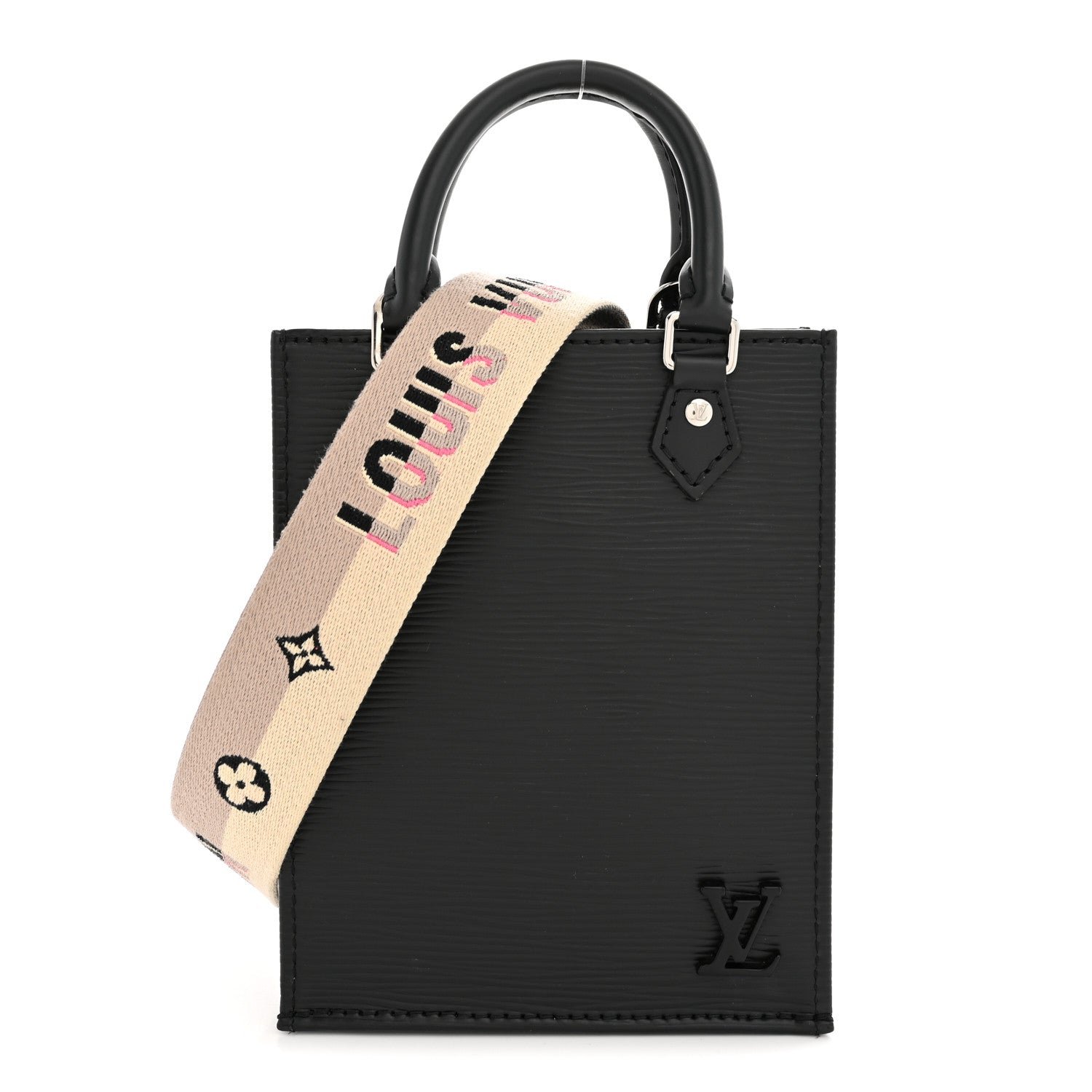 Louis Vuitton Epi Jacquard Petit Sac Plat Black