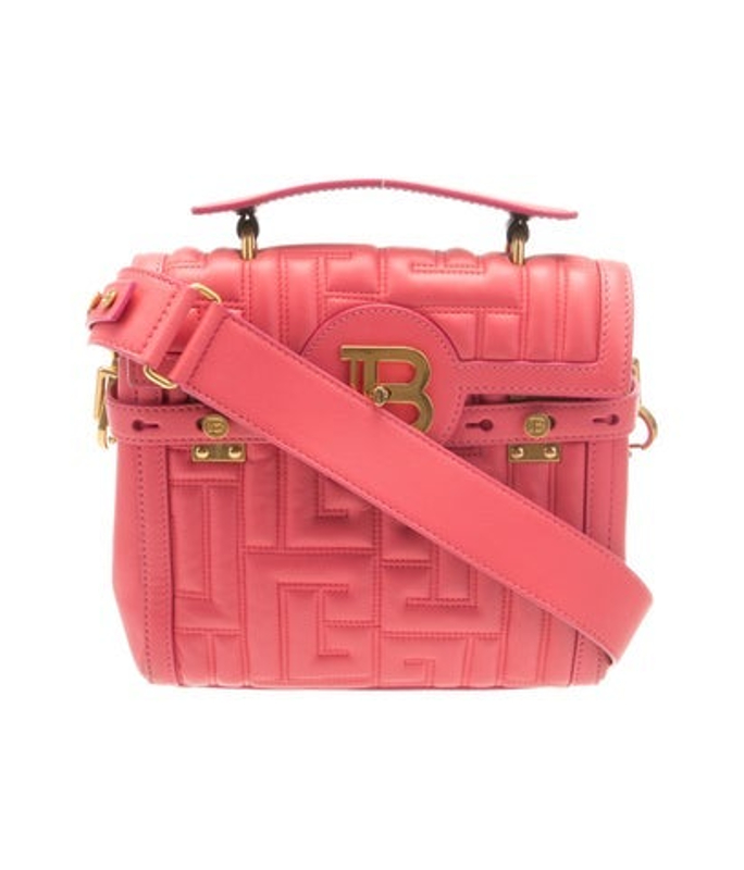 Balmain Quilted Top Handle Bag