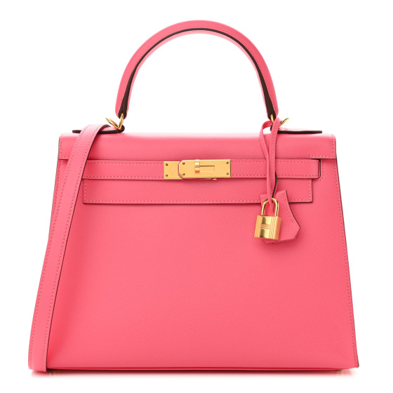 Hermes Epsom Kelly Sellier 28 Rose Azalee