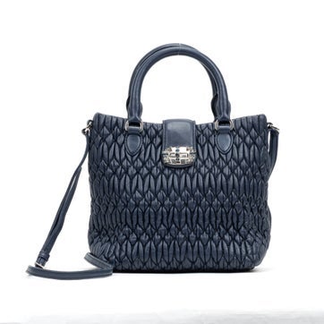 Miu Miu Leather Small Crystal Tote