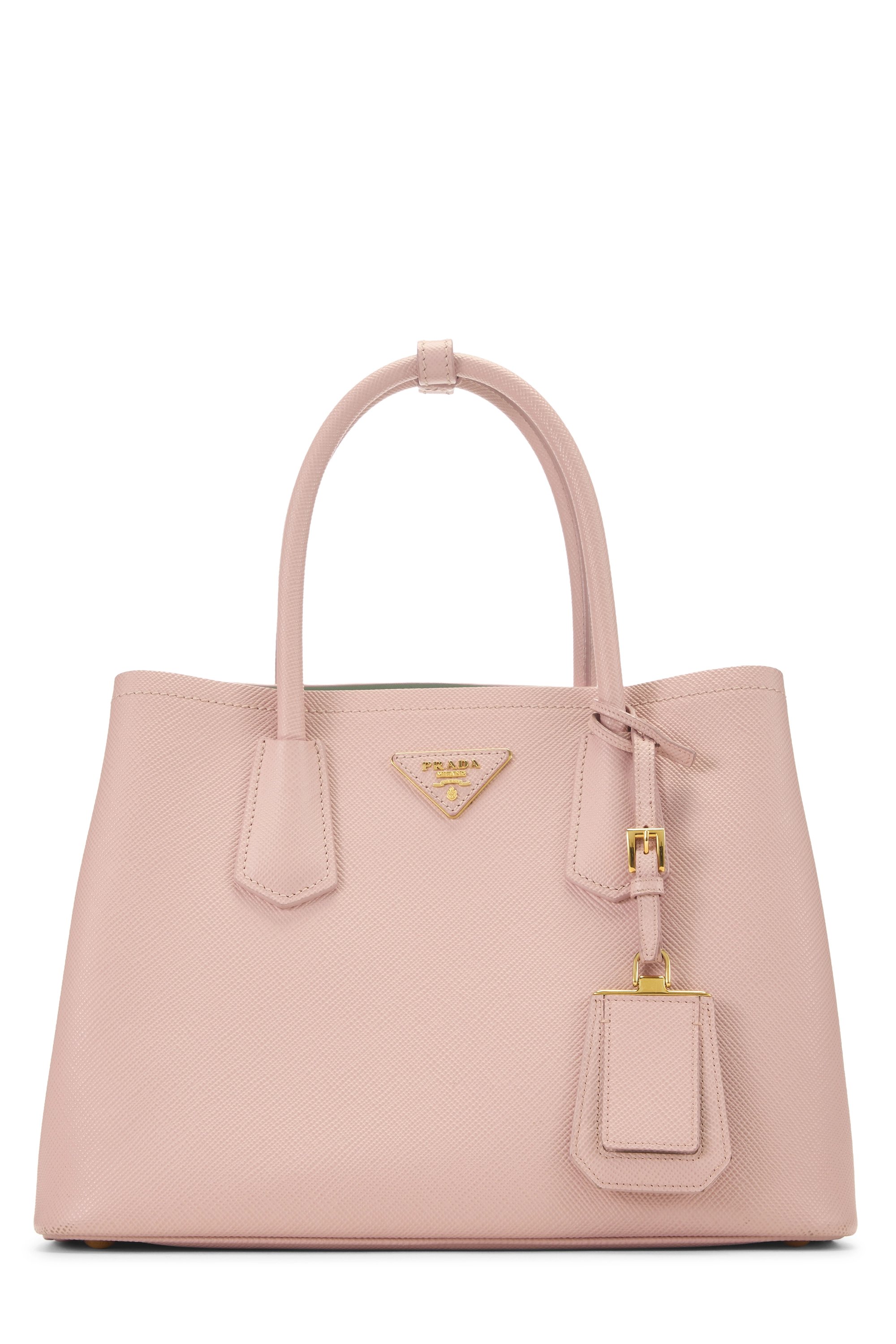 Pink Saffiano Double Bag