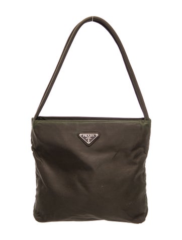 Enameled Metal Triangle Shoulder Bag