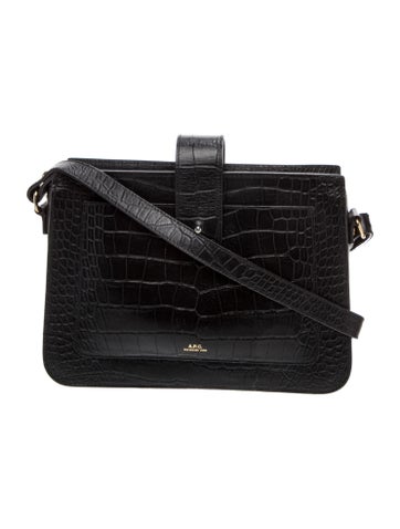 Embossed Leather Shoulder Bag