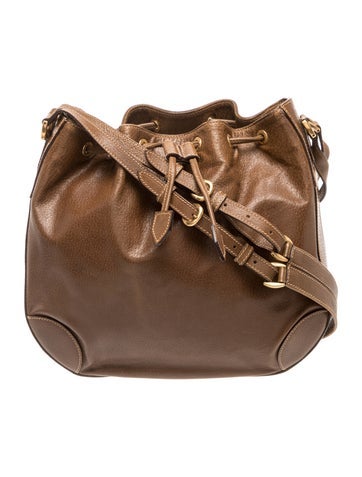 Leather Bucket Bag Vintage