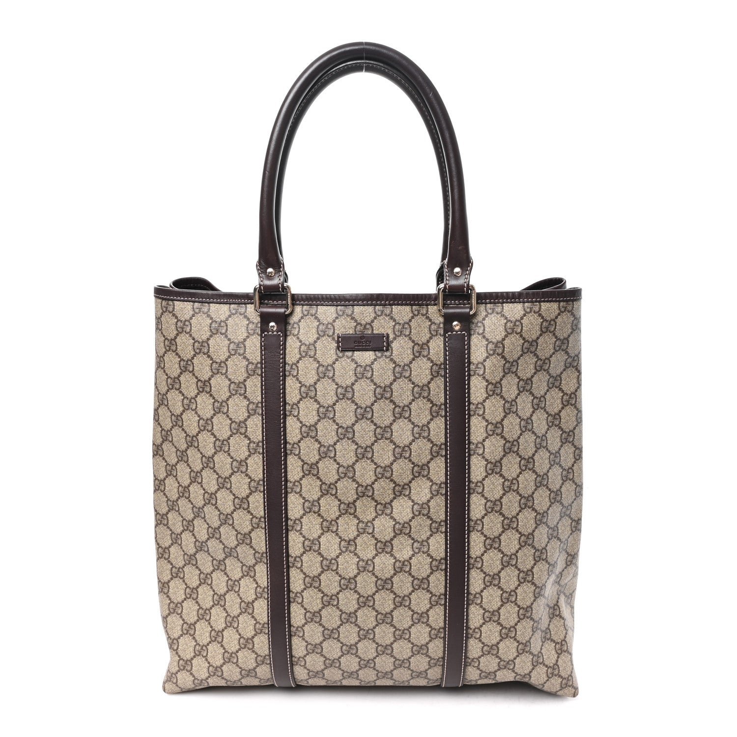 Gucci GG Plus Monogram Joy Vertical Tote Dark Brown