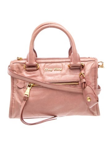 Leather Top Handle Bag