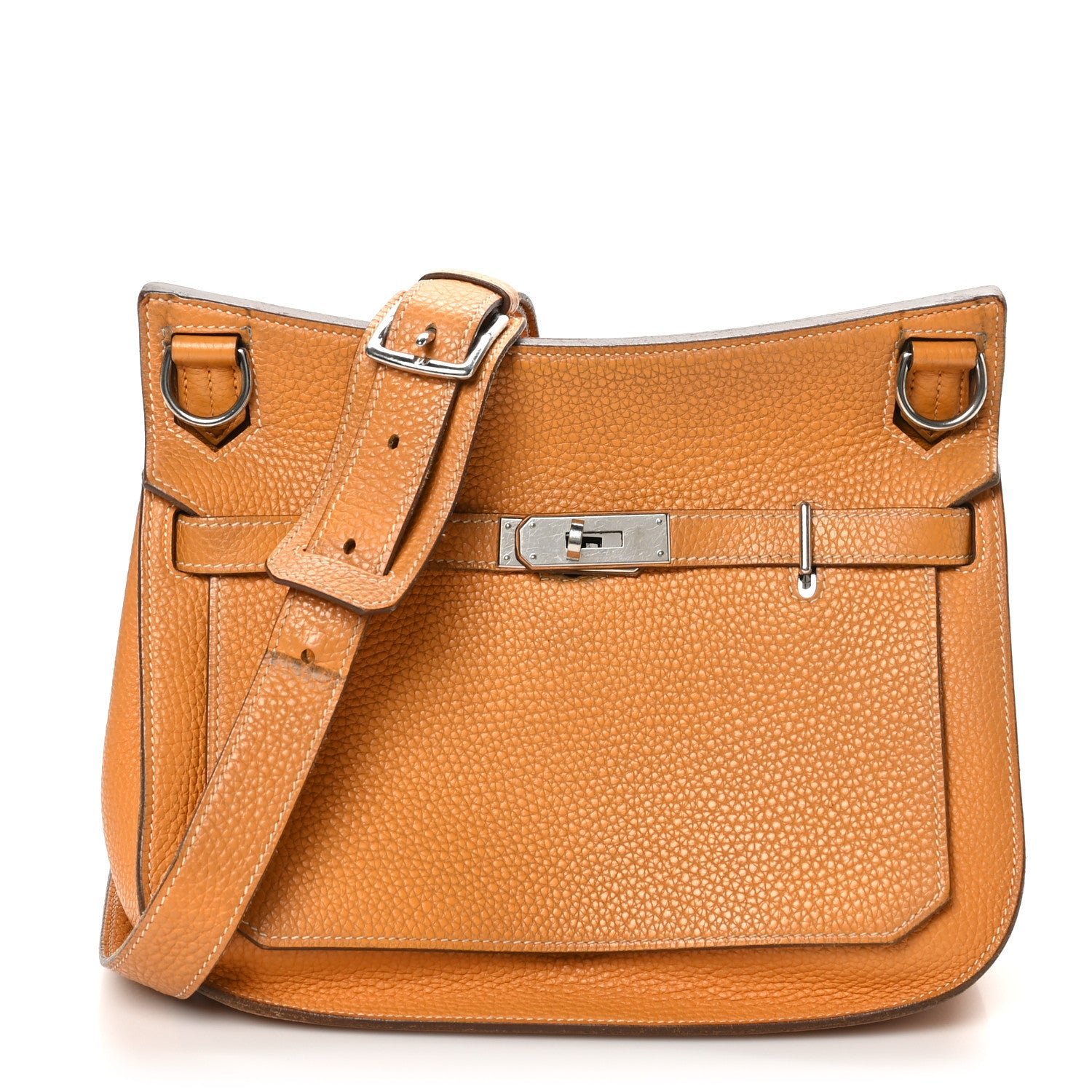 Hermes Taurillon Clemence Jypsiere 28 Moutarde