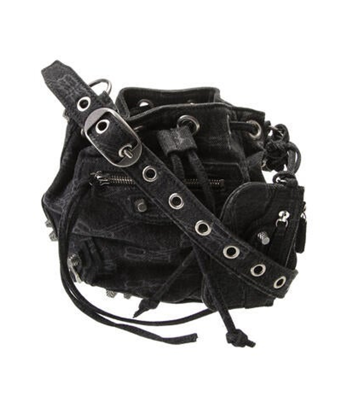 Balenciaga Denim Shoulder Bag