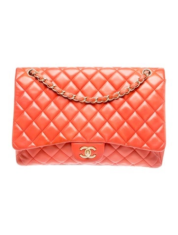 Quilted Lambskin Classic Maxi Single Flap Bag