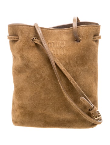 Suede Bucket Bag