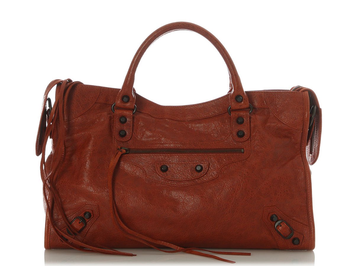 Balenciaga Balenciaga 2011 Orange Brûlée Agneau Classic City