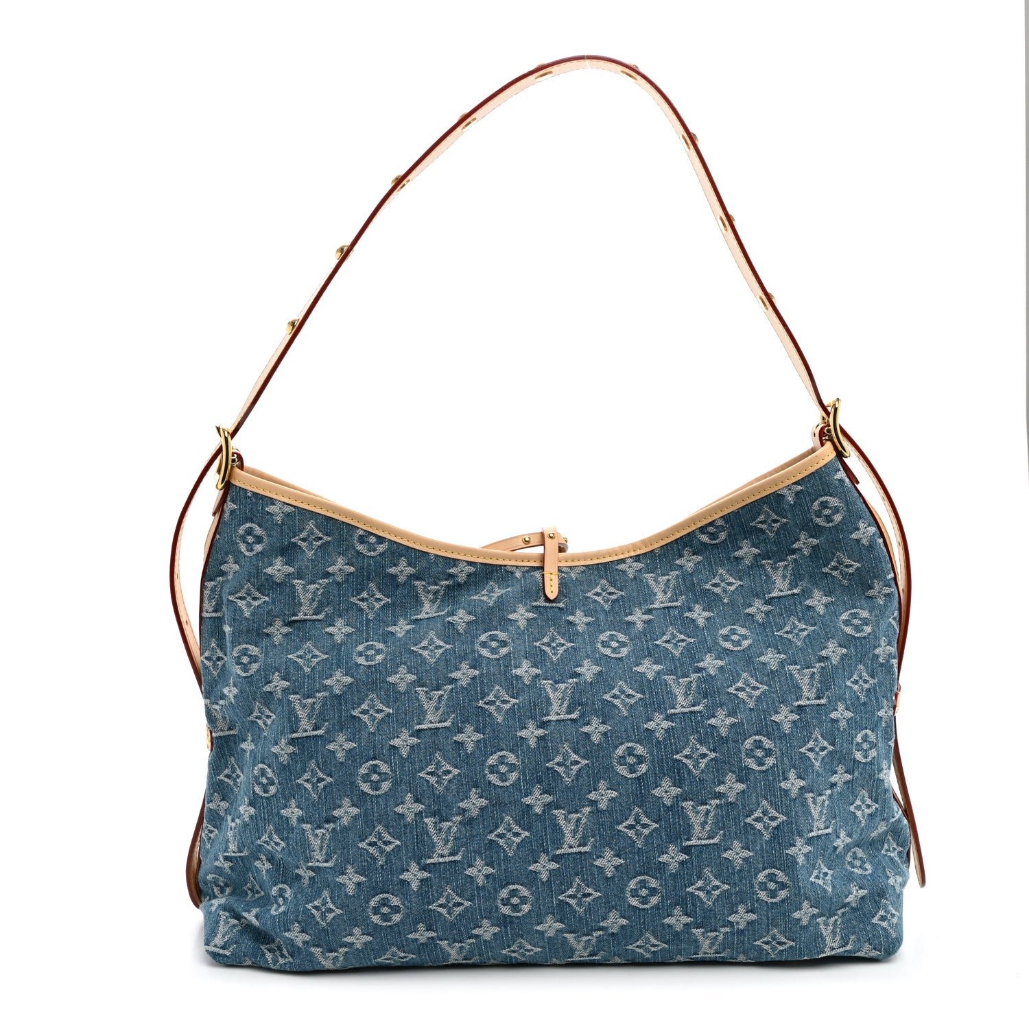 Louis Vuitton Monogram Denim CarryAll MM Blue