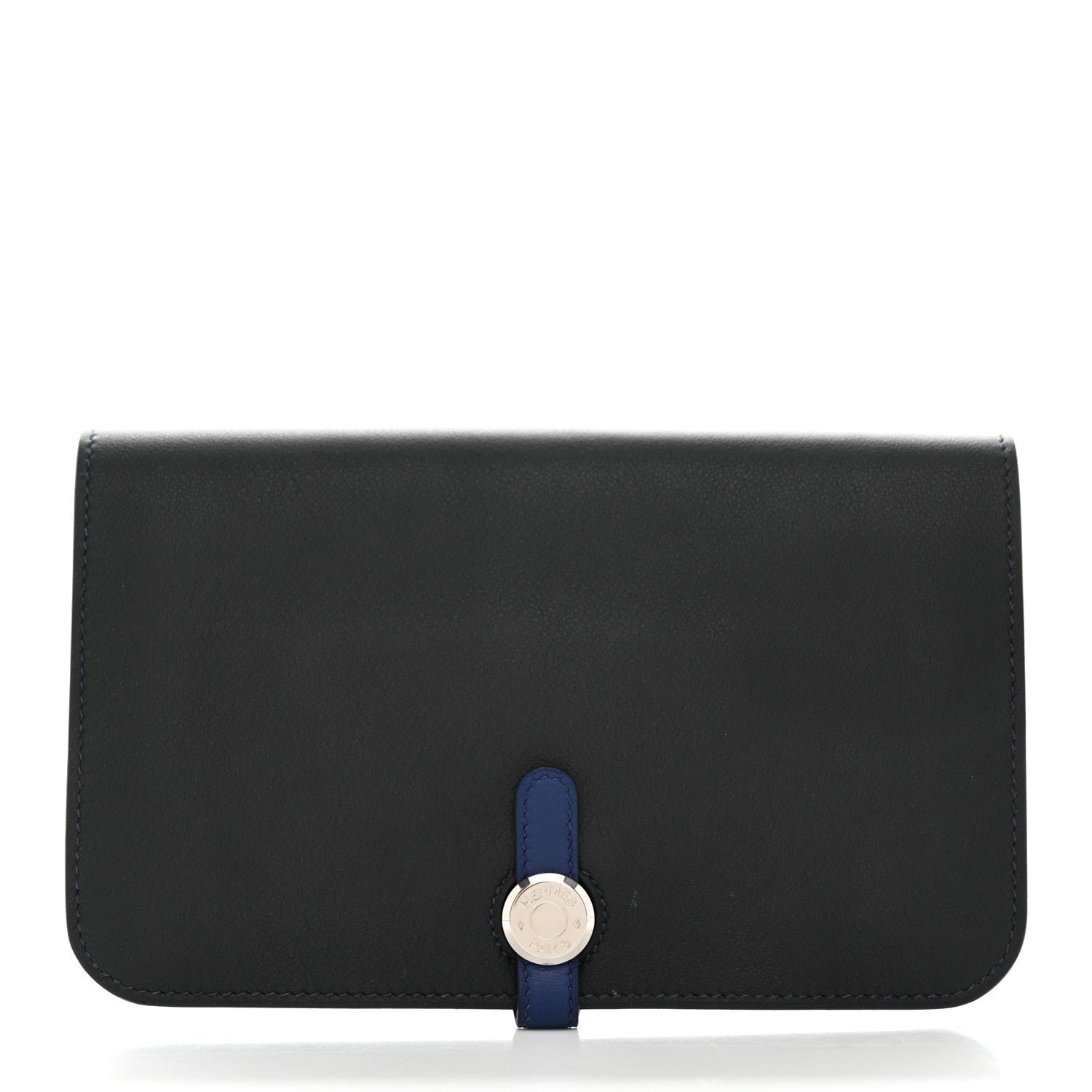 Hermes Swift Dogon Duo Wallet Black