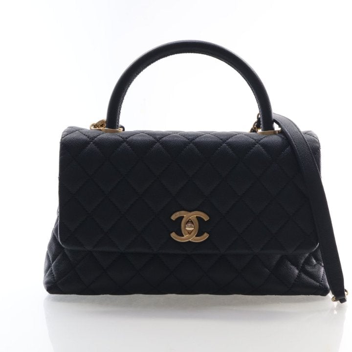 Chanel Medium Caviar Coco Handle Flap Bag