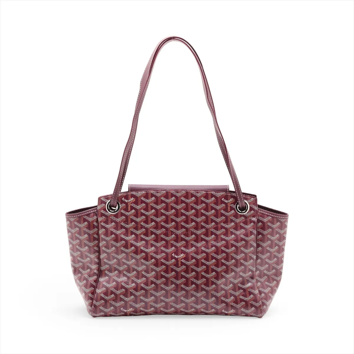 Goyard Luette PVC & leather Shoulder bag Bordeaux