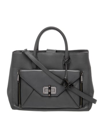 Leather Top Handle Bag