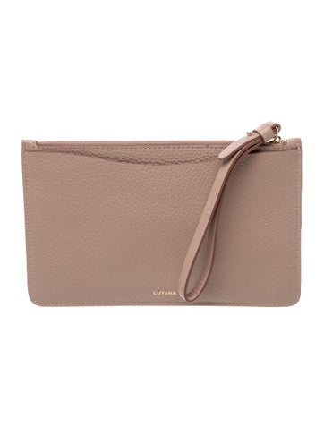 Cuyana Leather Clutch
