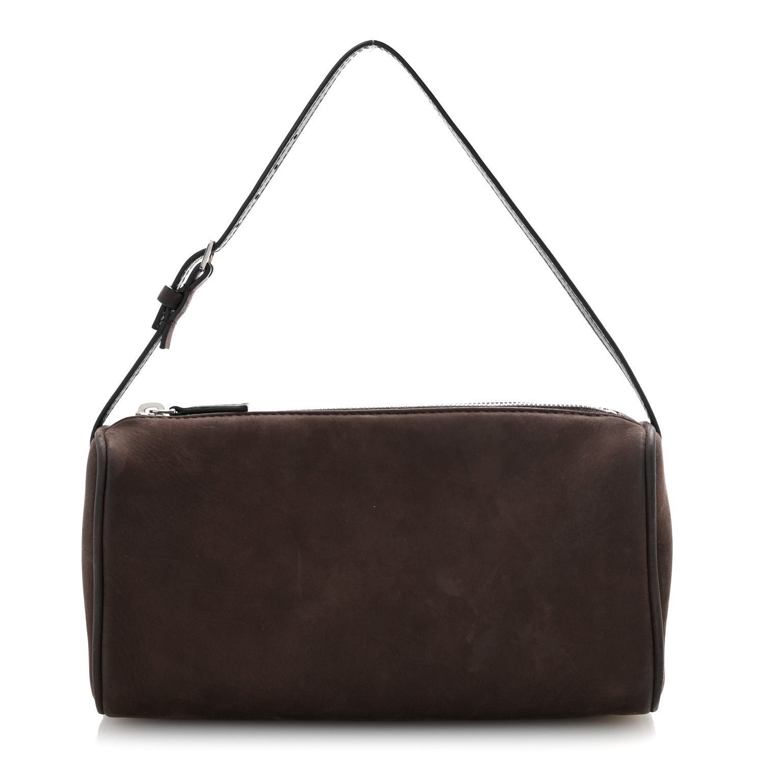 The Row Suede 90's Bag Dark Aniline