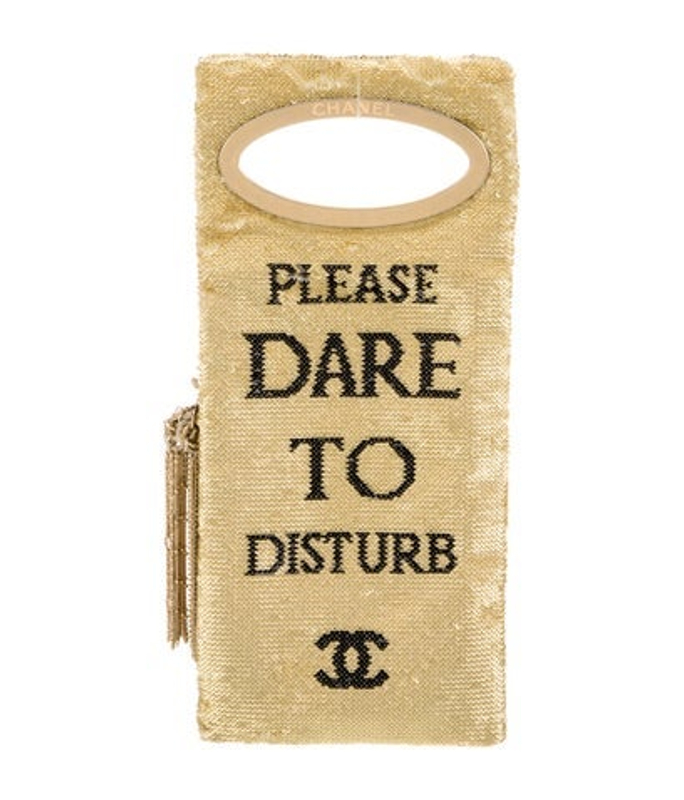 Chanel Paris Cosmopolite Dare To Disturb Clutch