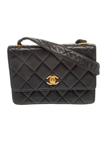 Quilted CC Square Flap Bag