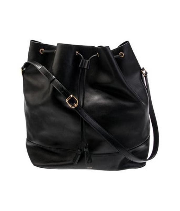 Khaite Leather Bucket Bag