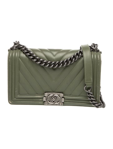 Medium Chevron Boy Bag