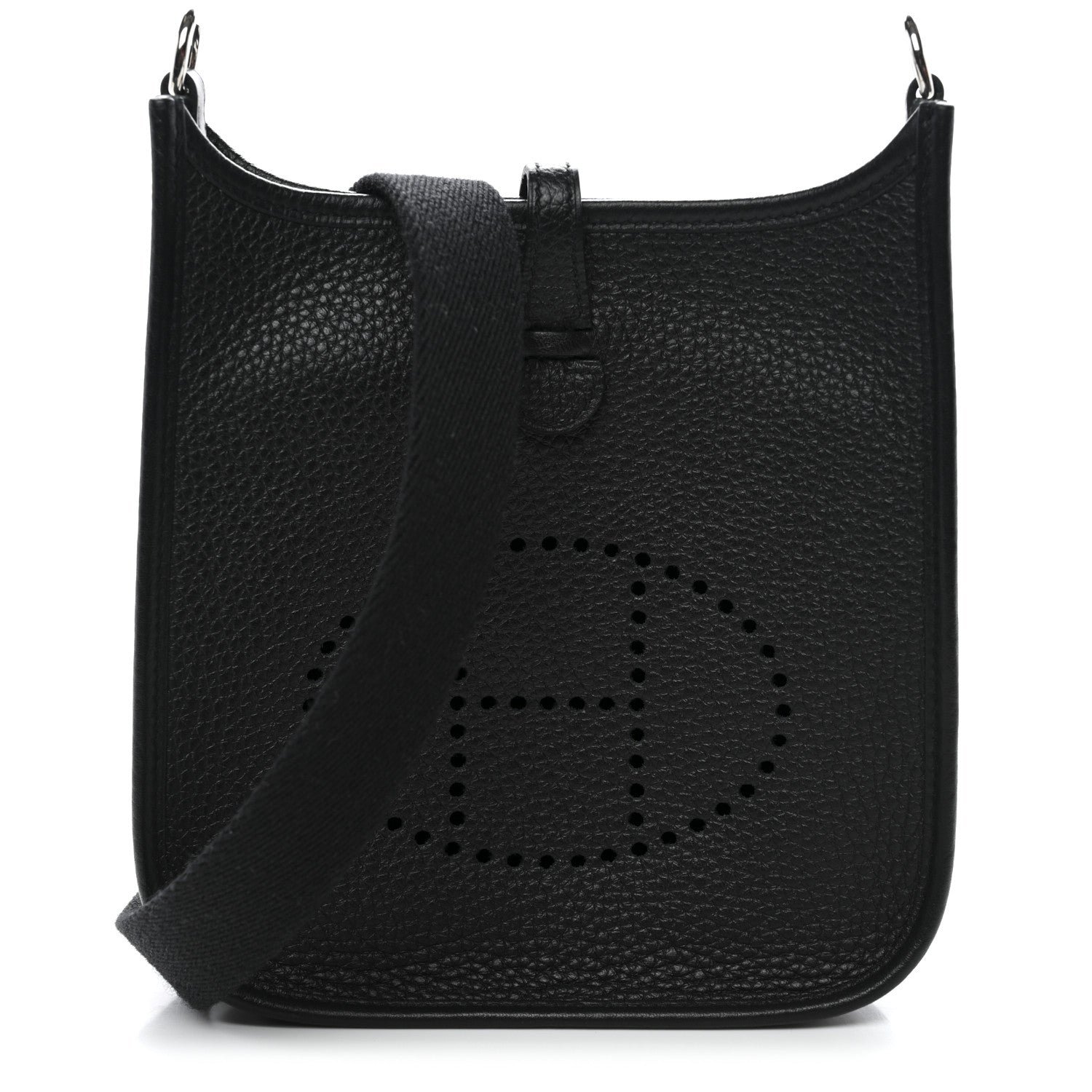 Hermes Hermes Taurillon Clemence Evelyne TPM Black