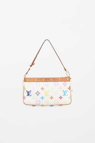 X Takashi Murakami 2004 Monogram Pochette Bag