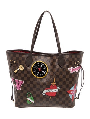 Damier Ebene Patches Neverfull MM