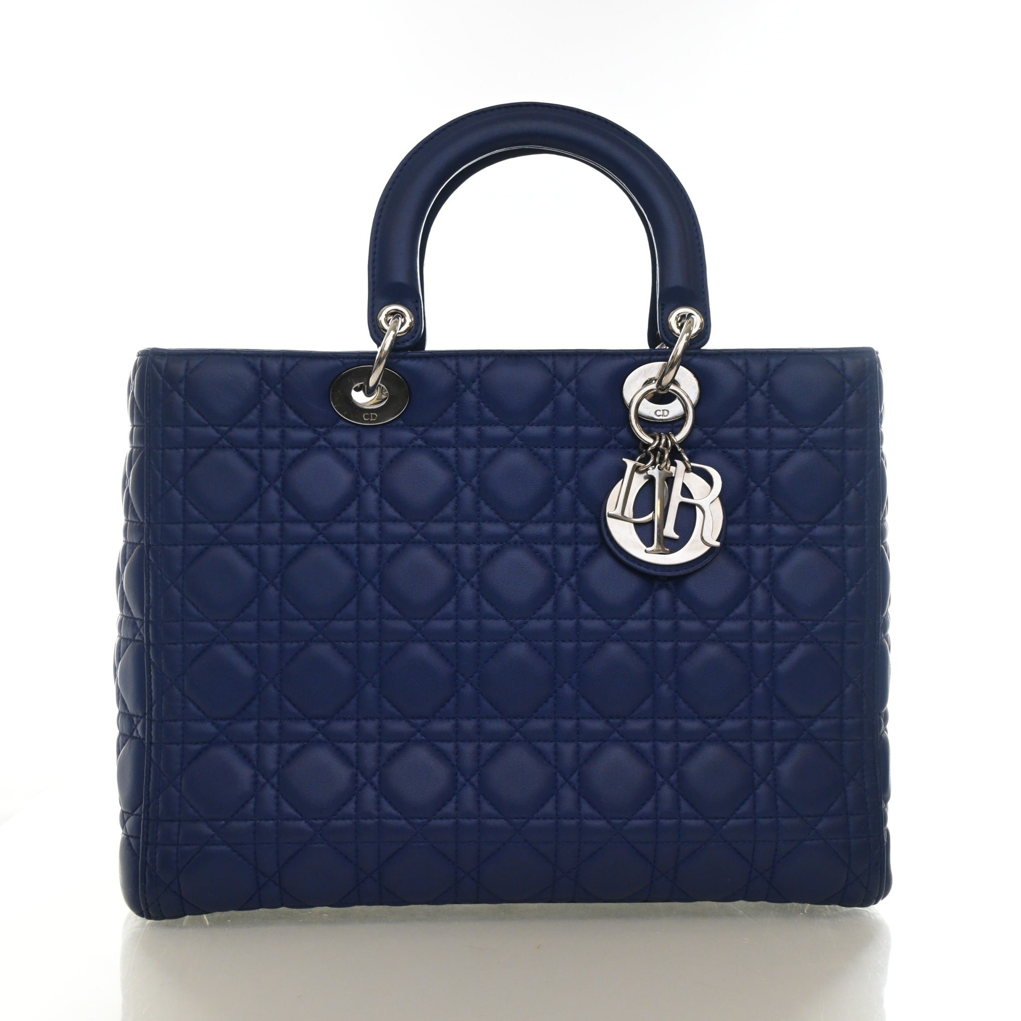 Christian Dior Large Lambskin Lady Dior