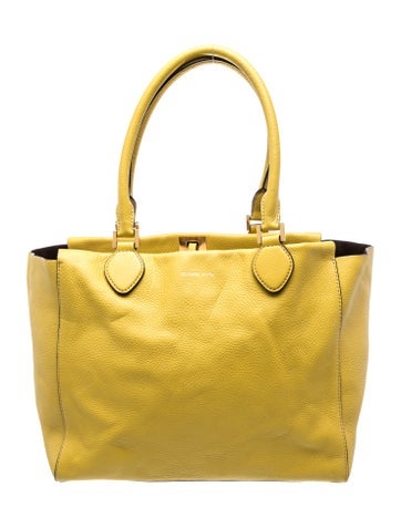 Leather Top Handle Bag