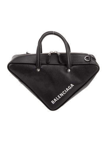 Balenciaga Leather Triangle M Clutch