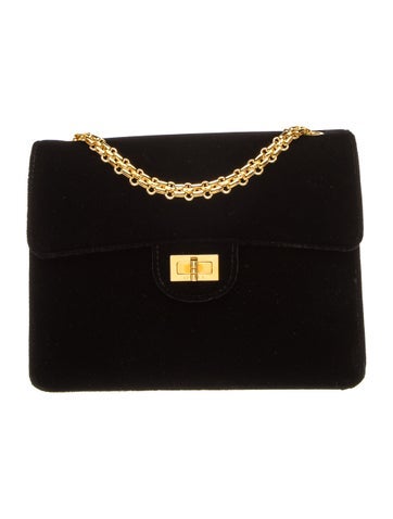Velvet Mademoiselle Flap Bag