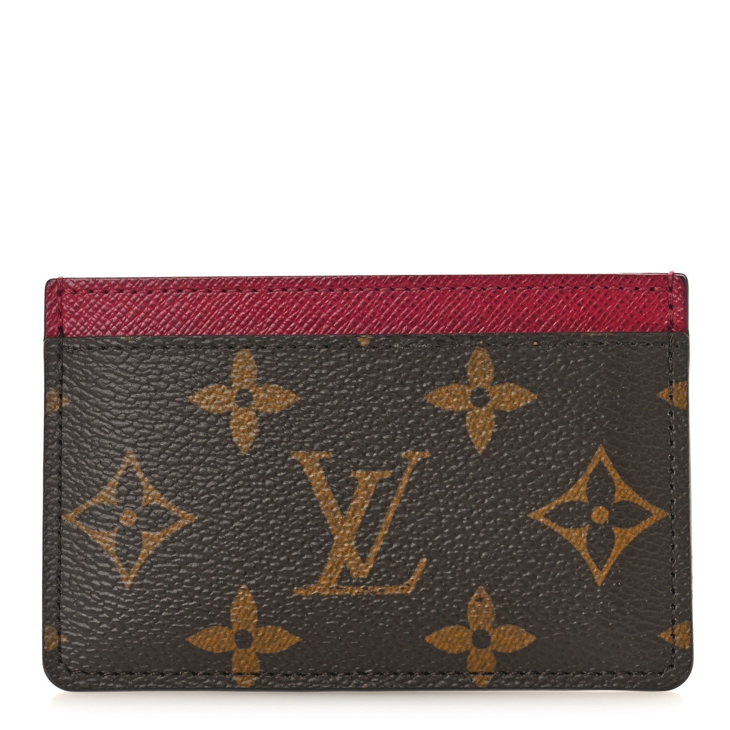 Louis Vuitton Monogram Card Holder Fuchsia