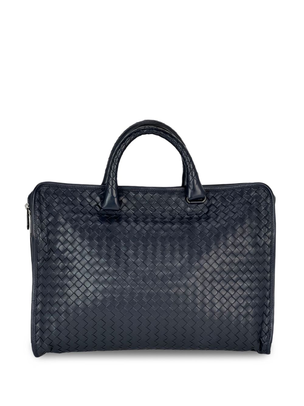 Intrecciato top zip briefcase