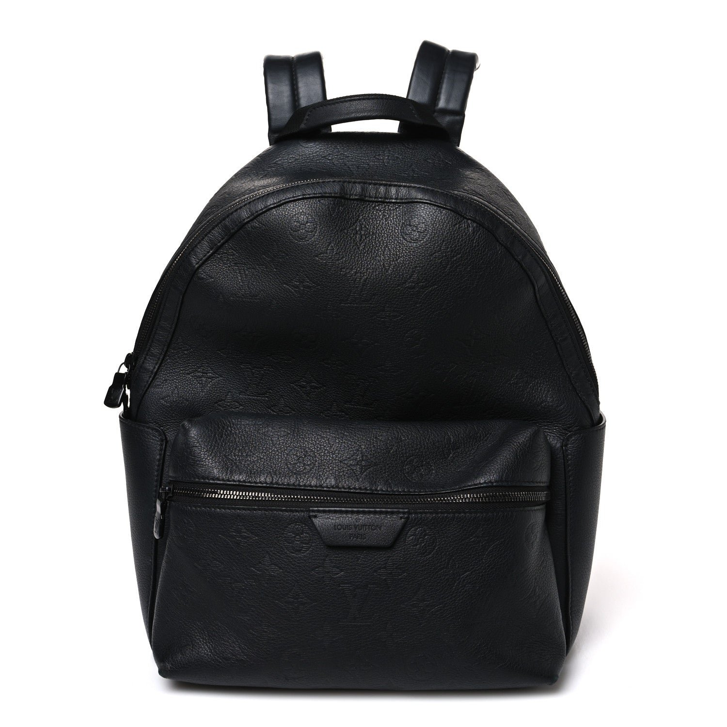 Louis Vuitton Calfskin Monogram Shadow Discovery Backpack Black