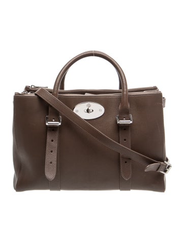 Leather Top Handle Bag