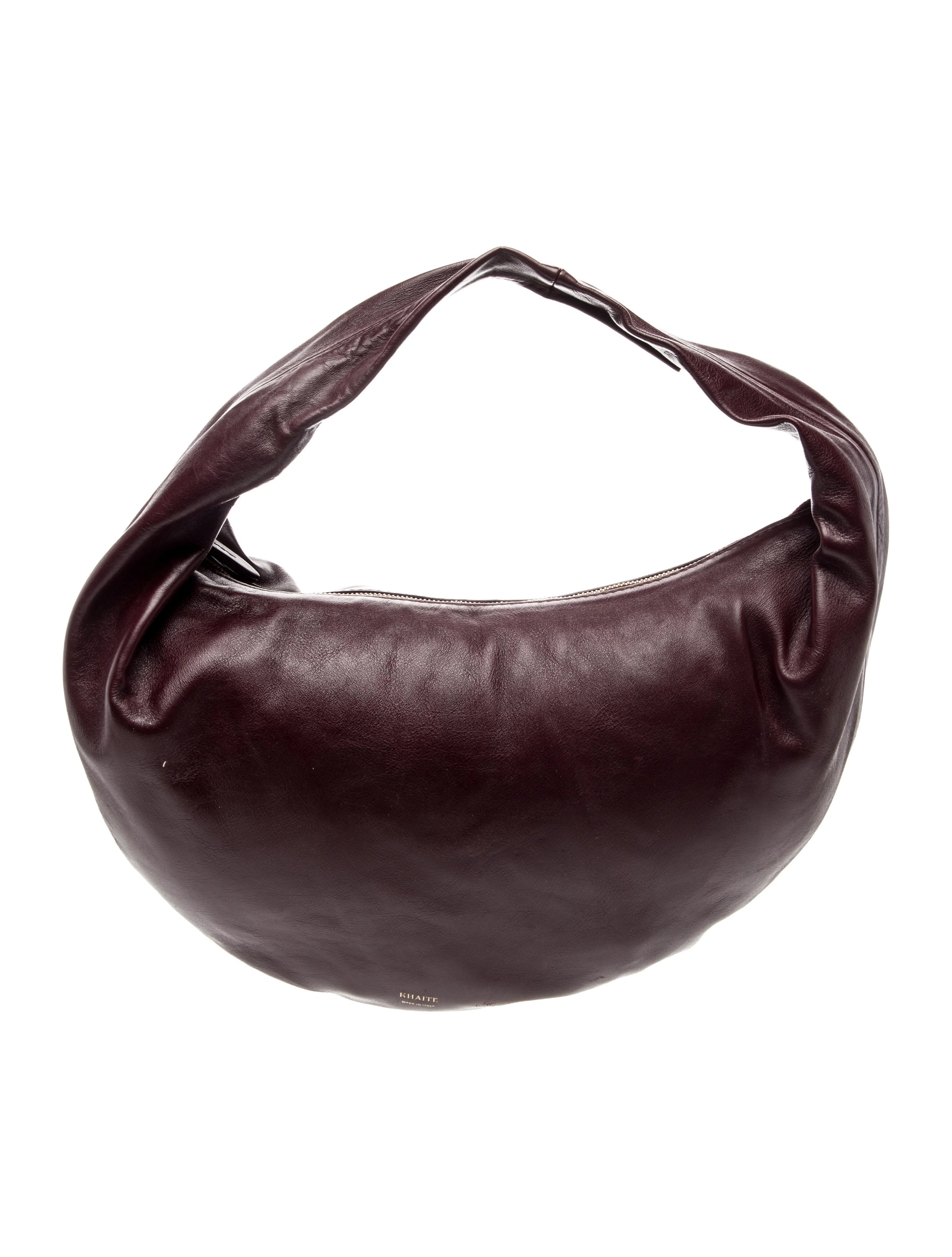 Khaite Leather Leather Olivia Hobo Bag Large