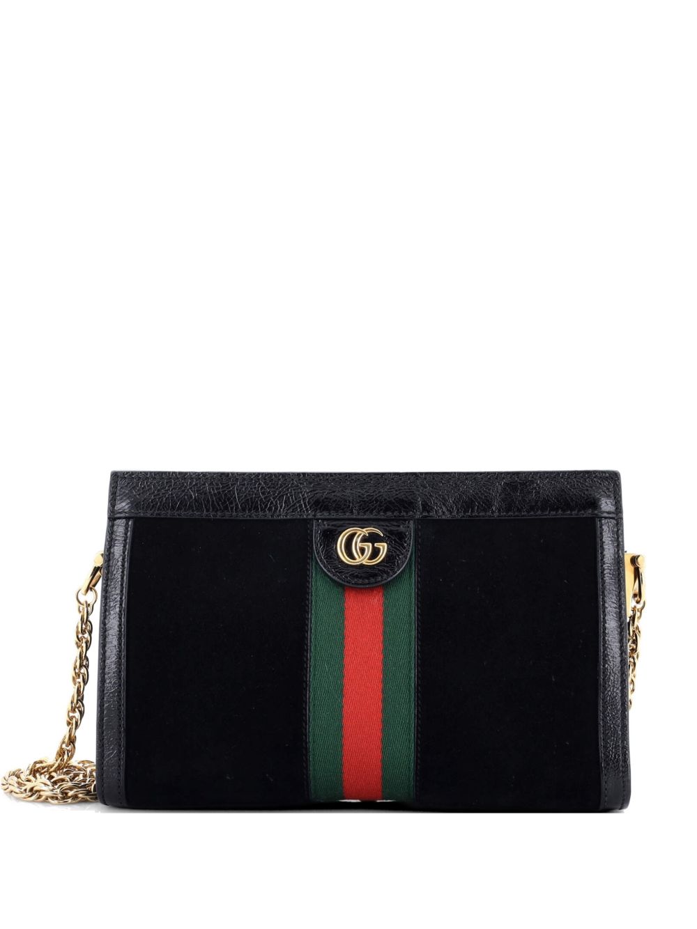 Ophidia Chain Suede Small shoulder bag