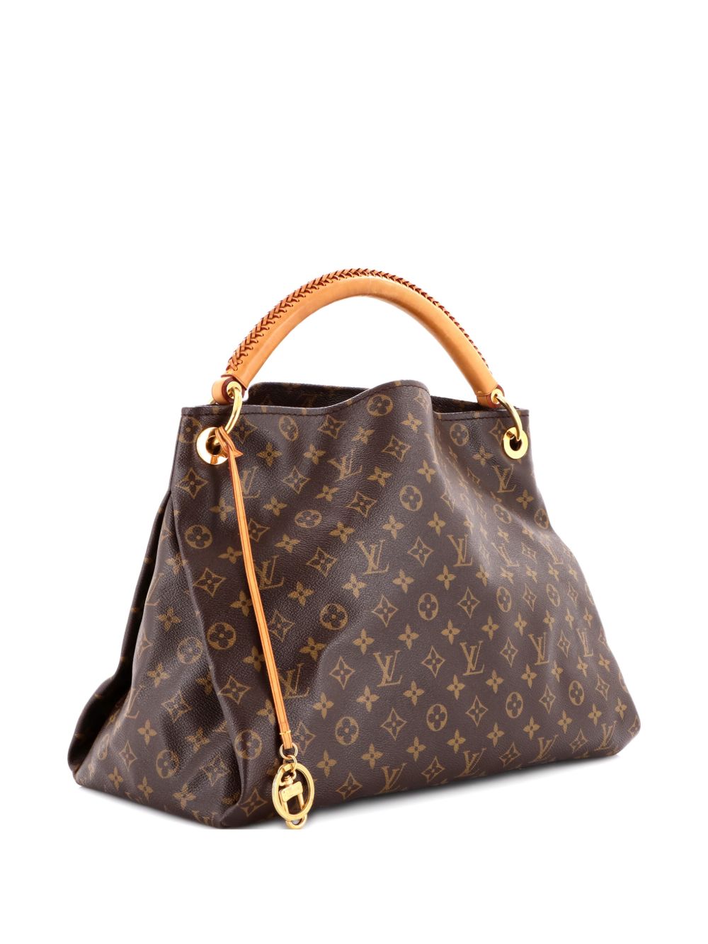 Artsy Handbag Monogram Canvas MM hobo bag
